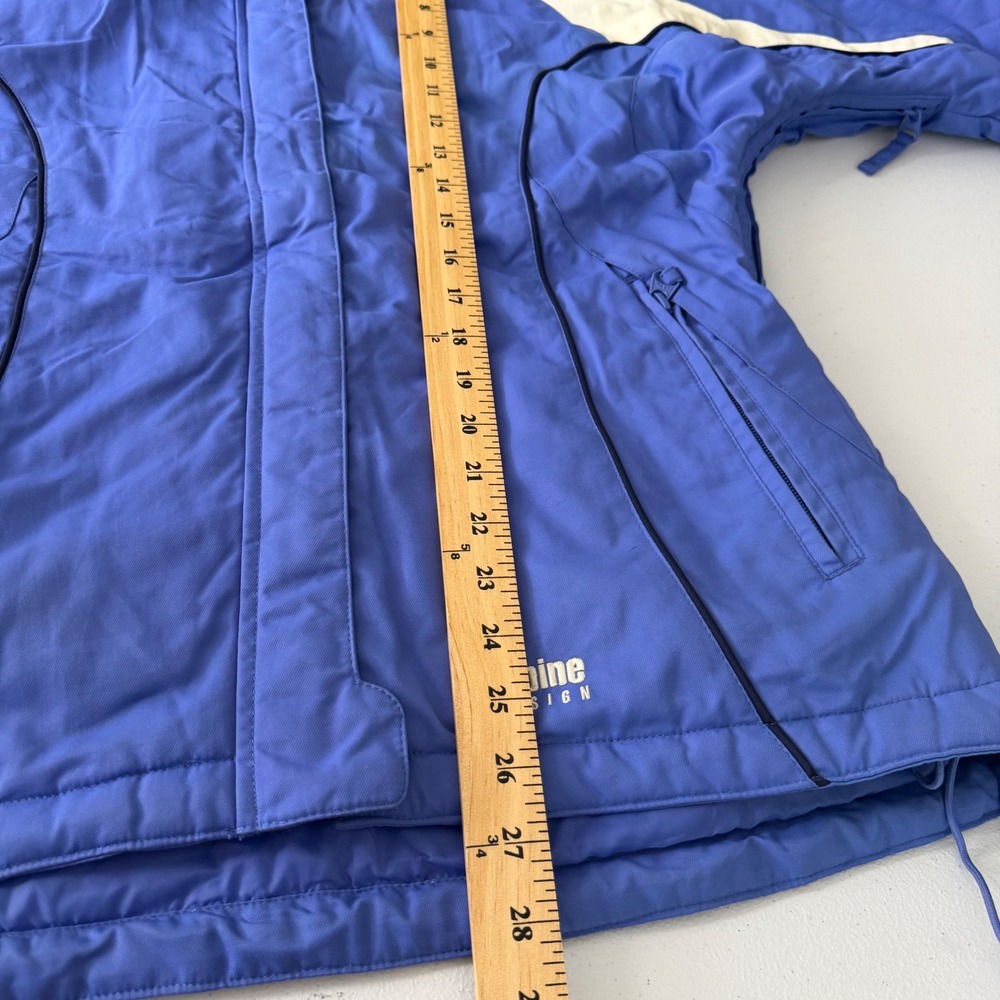 Alpine Design Insulated Ski Jacket Blue White Winter Performance Women's S - Picture 10 of 12